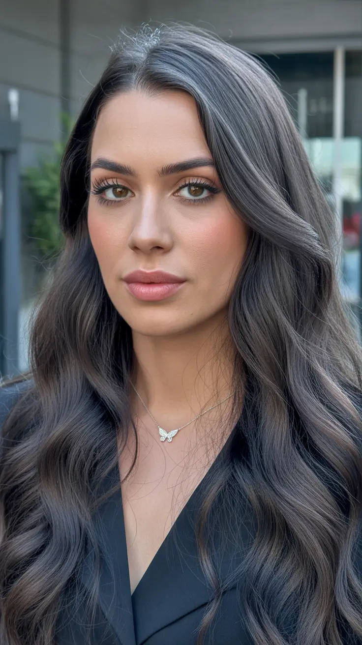 dark winter hair color espresso waves