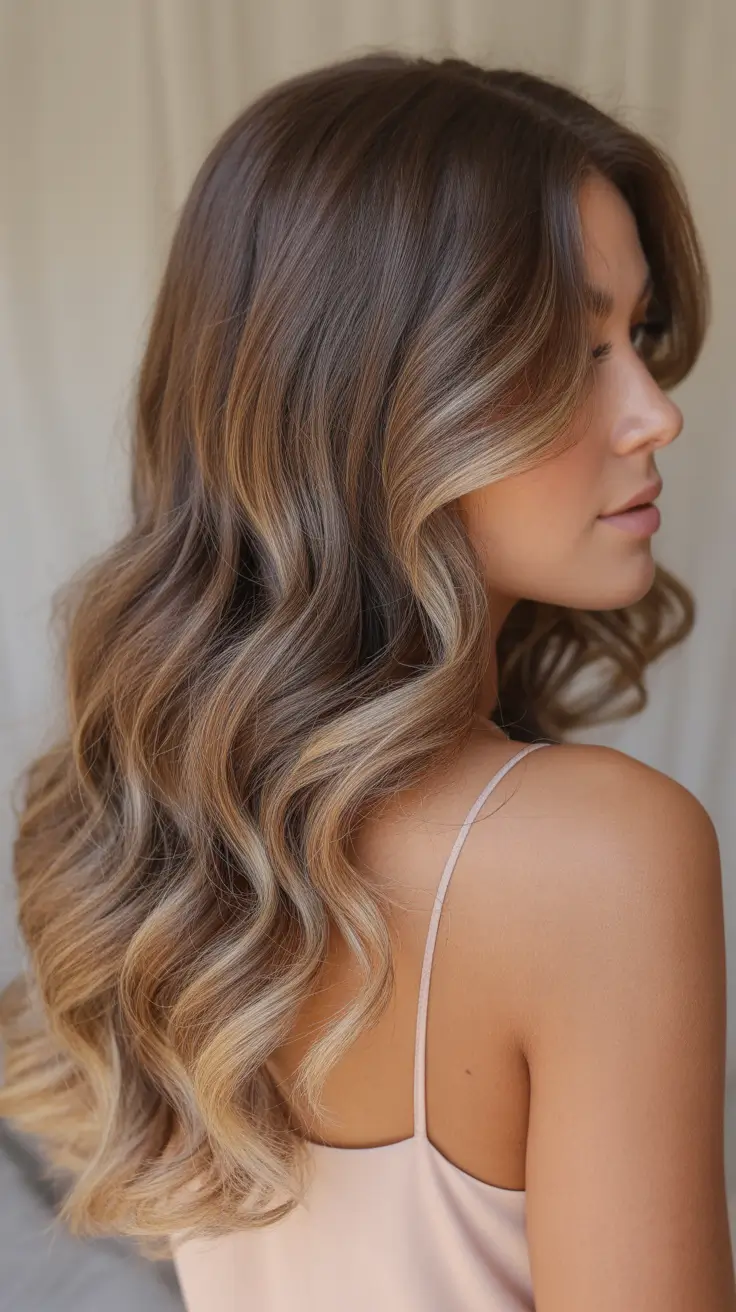 winter hairstyles for black women fall Soft Balayage Waves