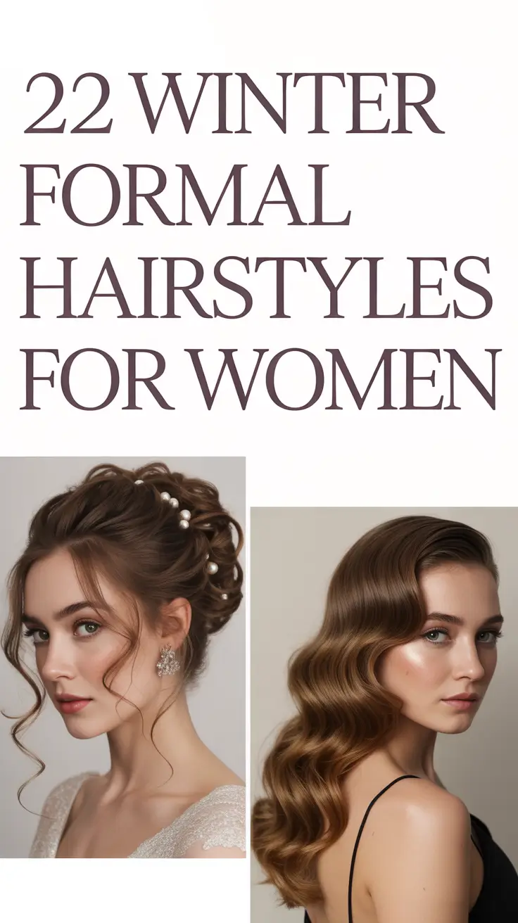 Winter 2025–2026 Formal Hairstyles for Women: Elegant Trends, Modern Bobs & Glamorous Waves
