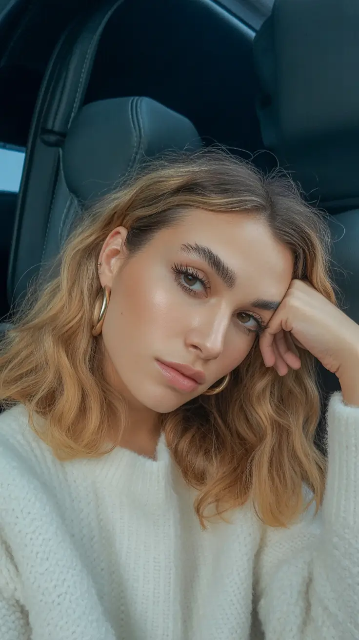 winter haircuts and colors Soft Golden Waves