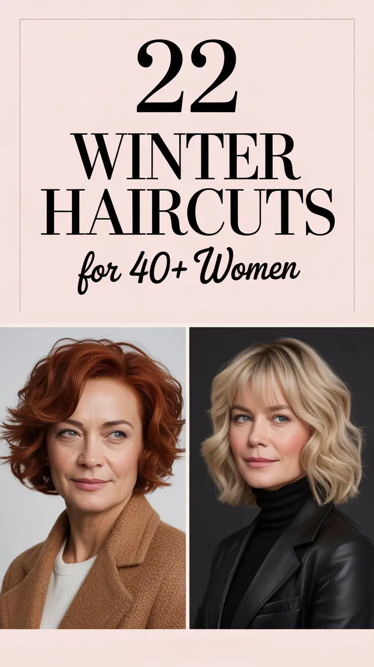 Winter 2025 / 2026 Haircuts for 40+ Women: Trendy, Layered & Timeless Looks to Try This Season