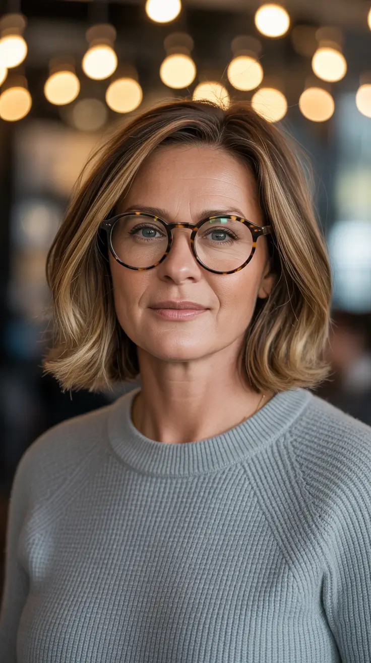 haircuts-women-over-50-with-glasses-Chic-Bob-with-Glasses-Friendly-Balance
