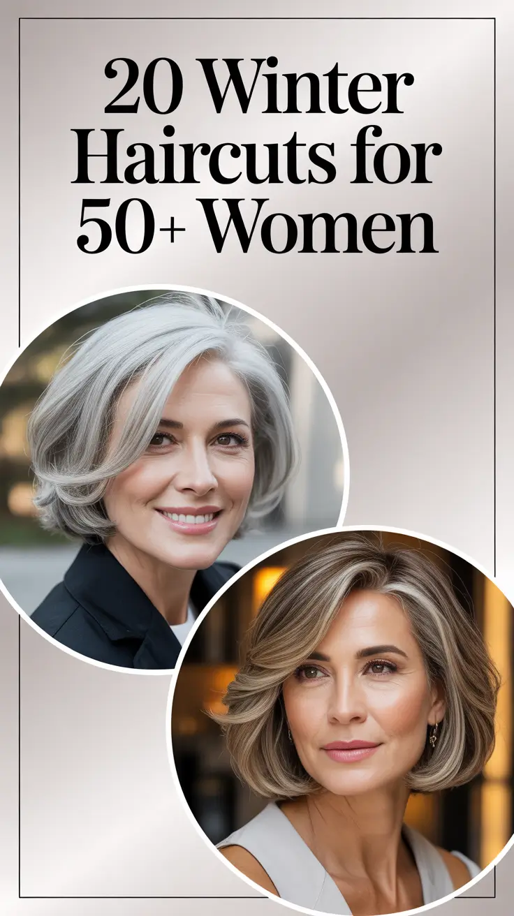 Winter 2025 / 2026 Haircuts for 50+ Women: Fresh, Stylish & Age-Defying Cuts