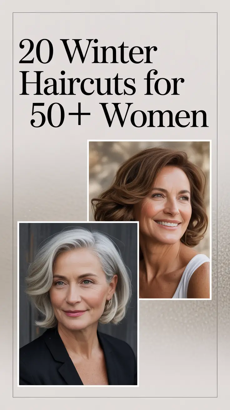 Winter 2025 / 2026 Haircuts for 50+ Women: Fresh, Stylish & Age-Defying Cuts