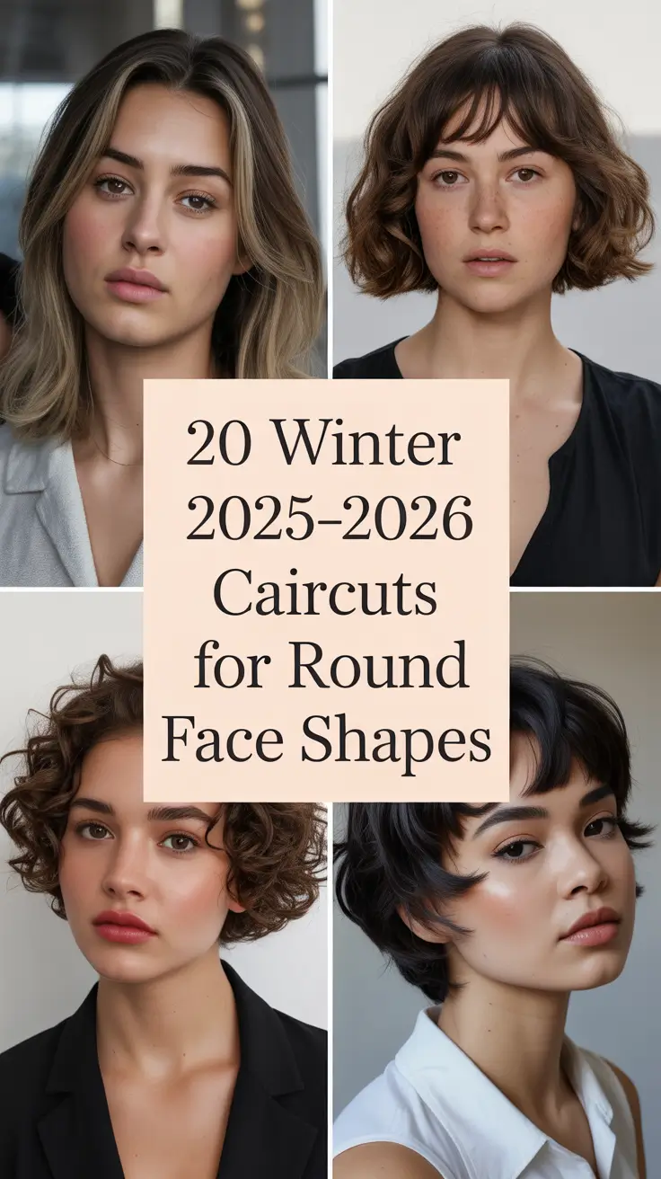 Winter 2025–2026 Haircuts for Round Face Shapes: Chic Medium & Long Styles to Try This Season