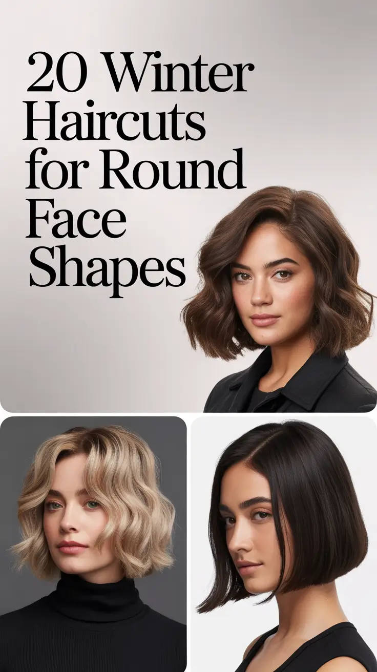 Winter 2025–2026 Haircuts for Round Face Shapes: Chic Medium & Long Styles to Try This Season