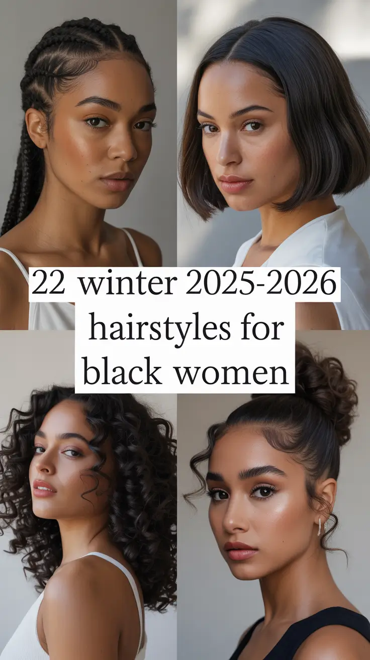 Winter 2025–2026 Hairstyles for Black Women: Trendy Cuts, Colors & Textures to Try This Season