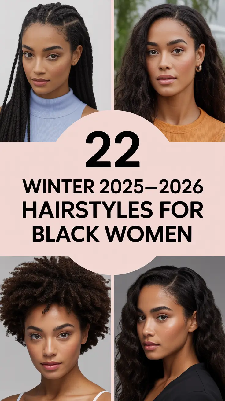 Winter 2025–2026 Hairstyles for Black Women: Trendy Cuts, Colors & Textures to Try This Season