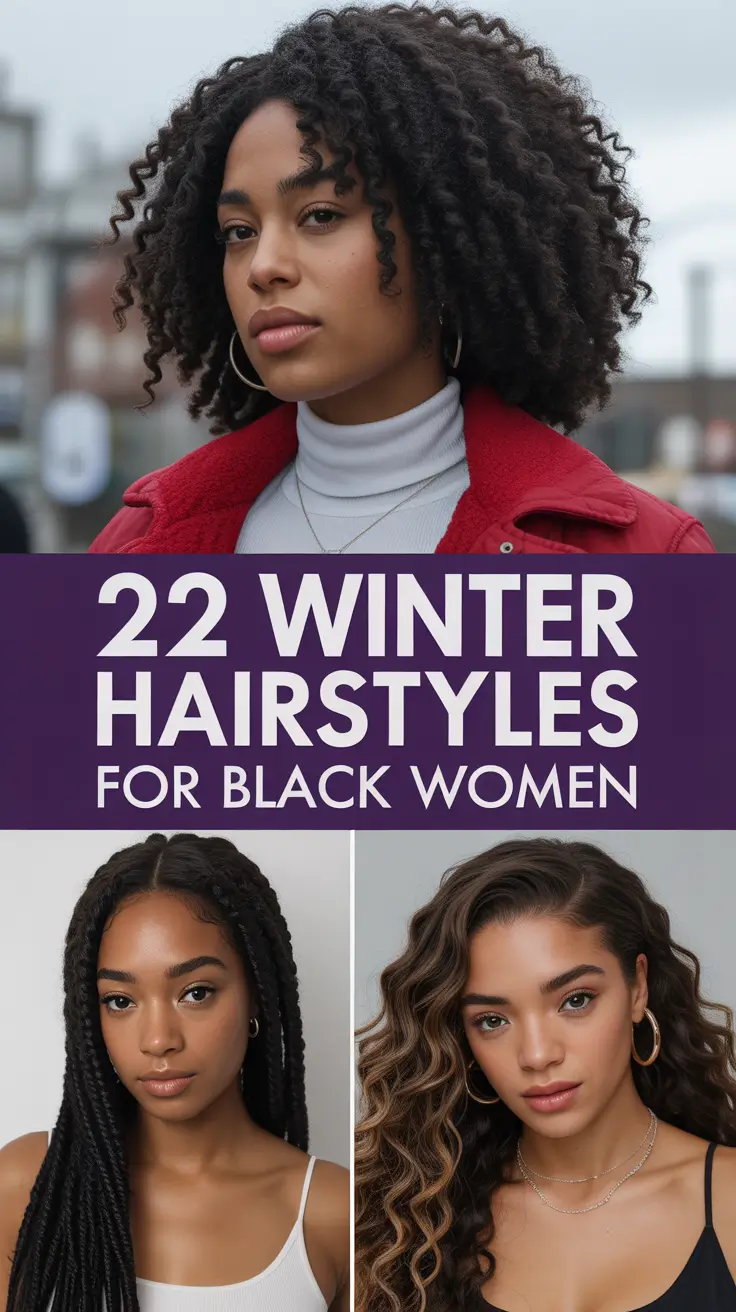Winter 2025–2026 Hairstyles for Black Women: Trendy Cuts, Colors & Textures to Try This Season
