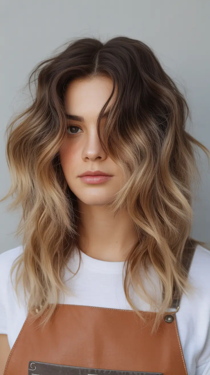 winter hairstyles ombre shag 2026