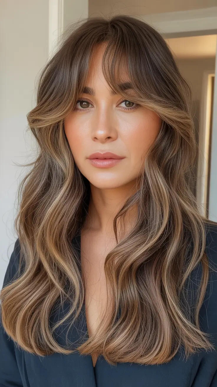 winter hairstyles medium brunette 2026