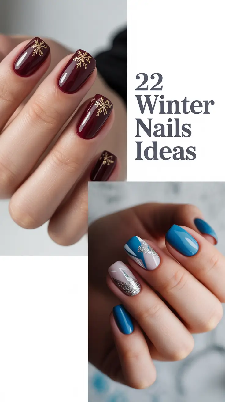 Winter 2025–2026: Nails Ideas — Elegant, Glitter & Classy Winter Nail Designs to Try This Season