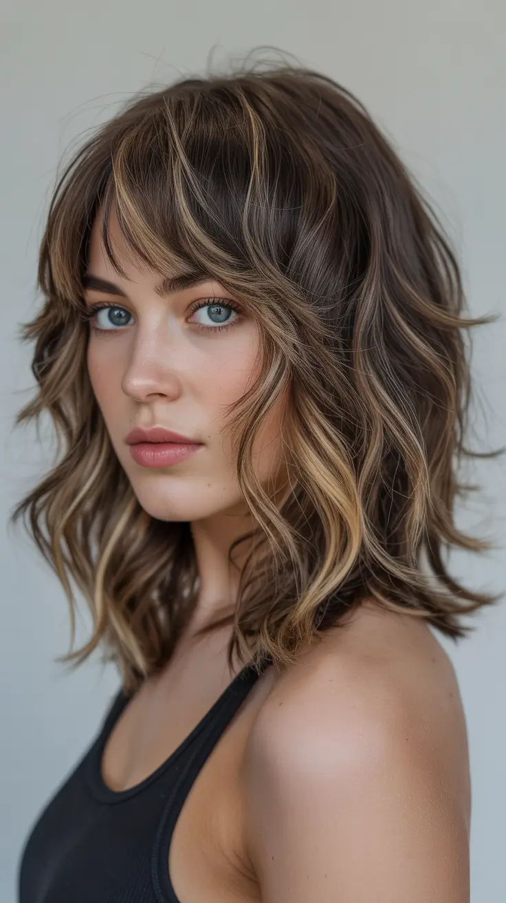 Balayage Hair Color Ideas 2026 Bronde Tousled Layers for Everyday Wear