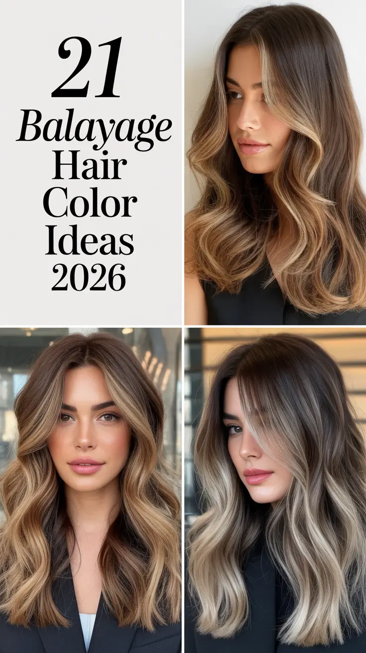 Balayage Hair Color Ideas 2026: The Best Modern Shades for Brunettes, Blondes & Tan Skin