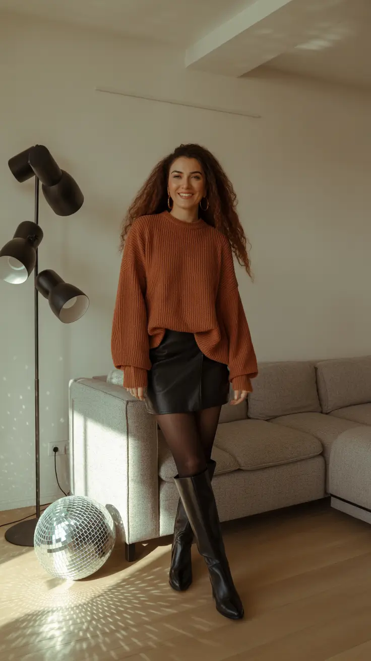 business casual outfits women Cozy Chic in Earth Tones