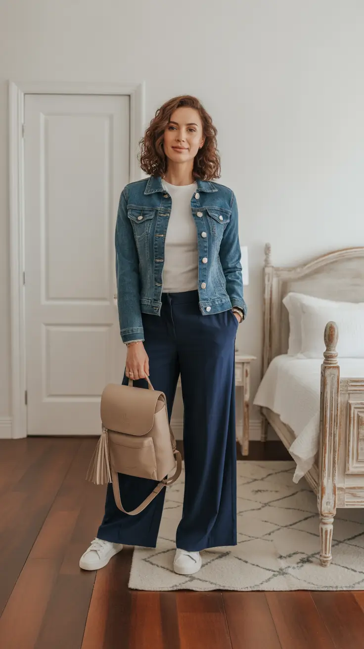business casual outfits women Denim Smart Casual