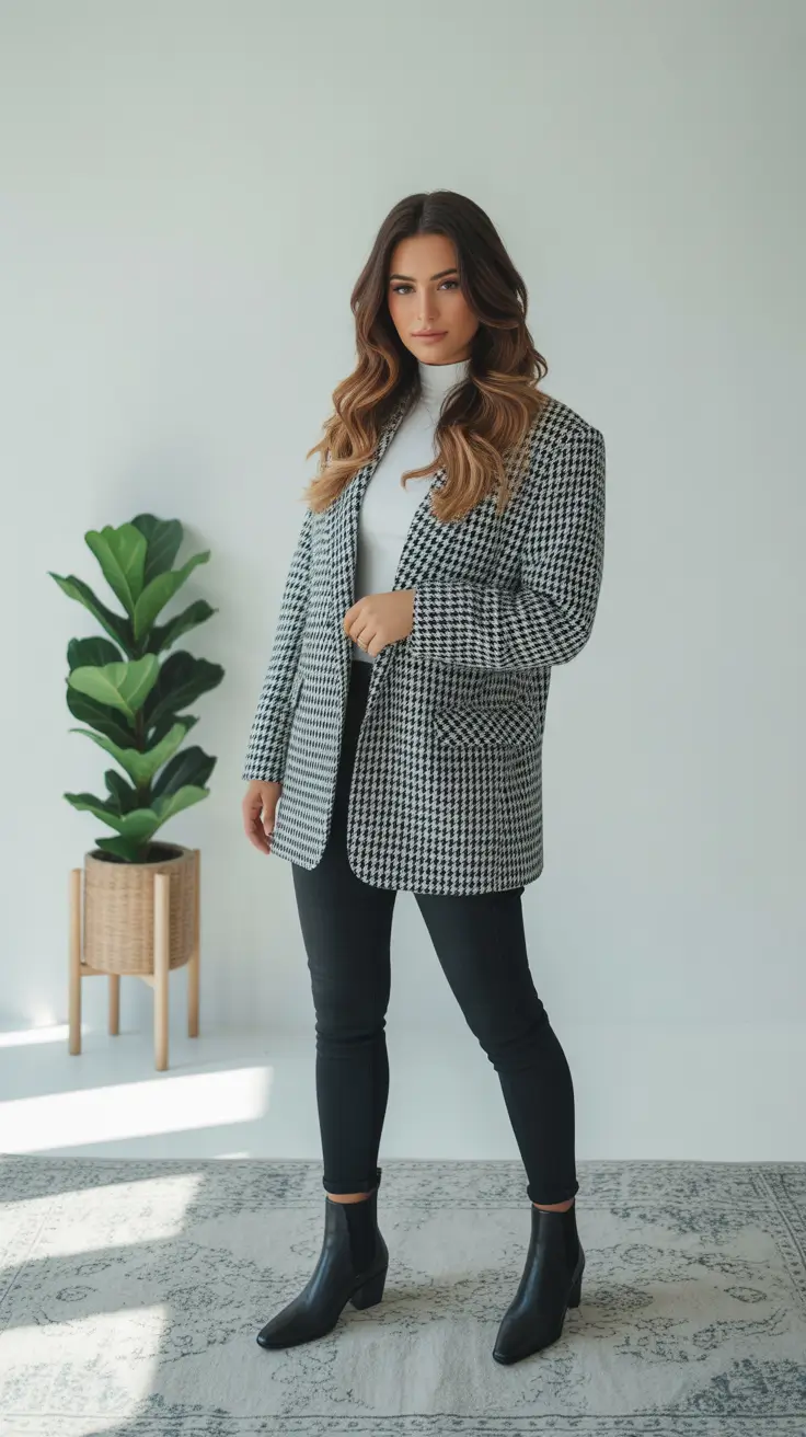 business casual outfits women Monochrome Modernity