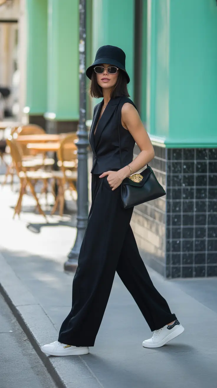 casual outfits 2026 Modern Monochrome