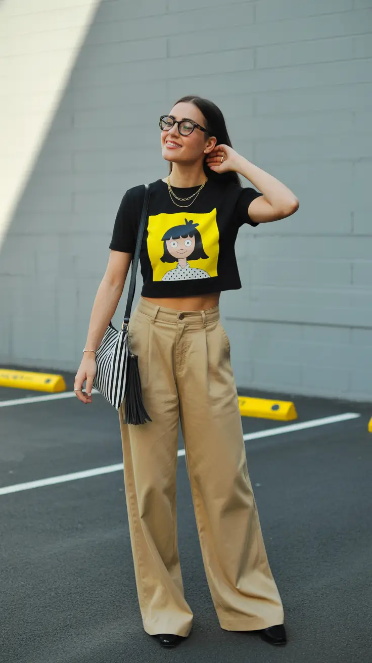 casual outfits 2026 Graphic Cool