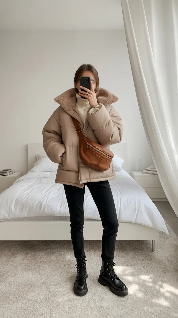 casual outfits 2026 Cozy Neutrals
