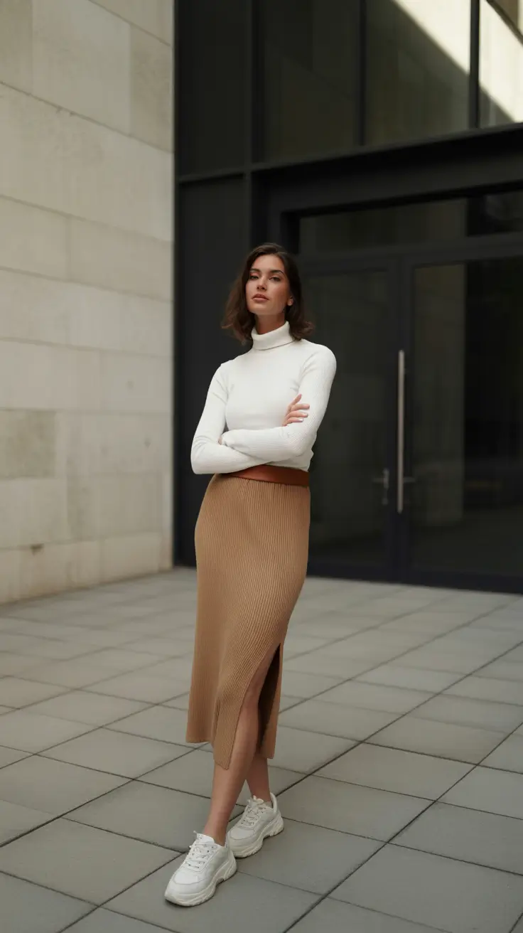 casual outfits 2026 Warm Minimalism