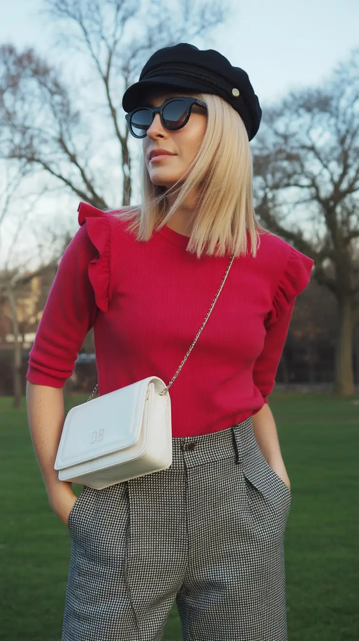 casual outfits 2026 Playful Red