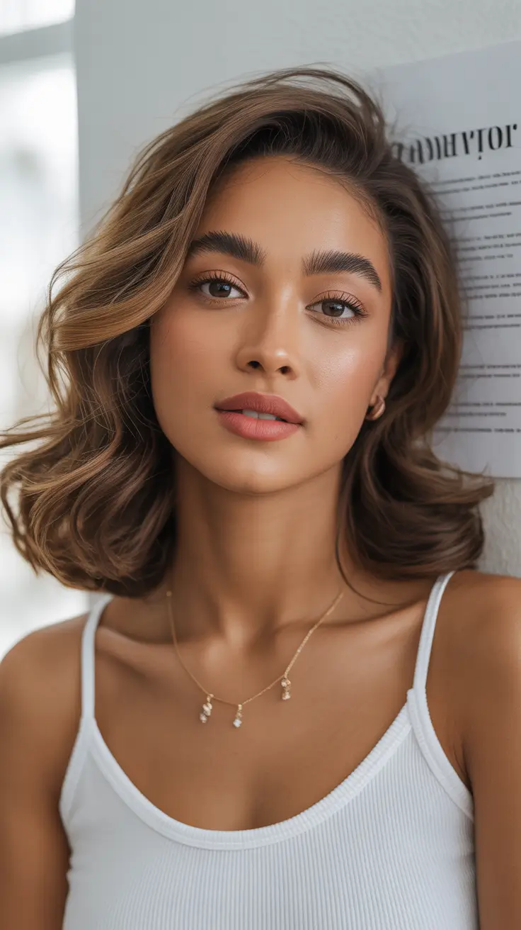 Best hair color for brown skin 2026 Caramel Short Perfection