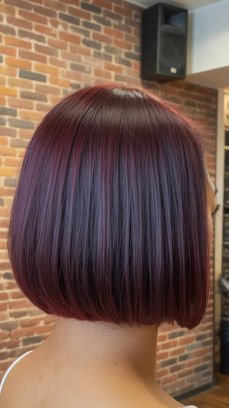 Best hair color for brown skin 2026 Velvet Plum Bob