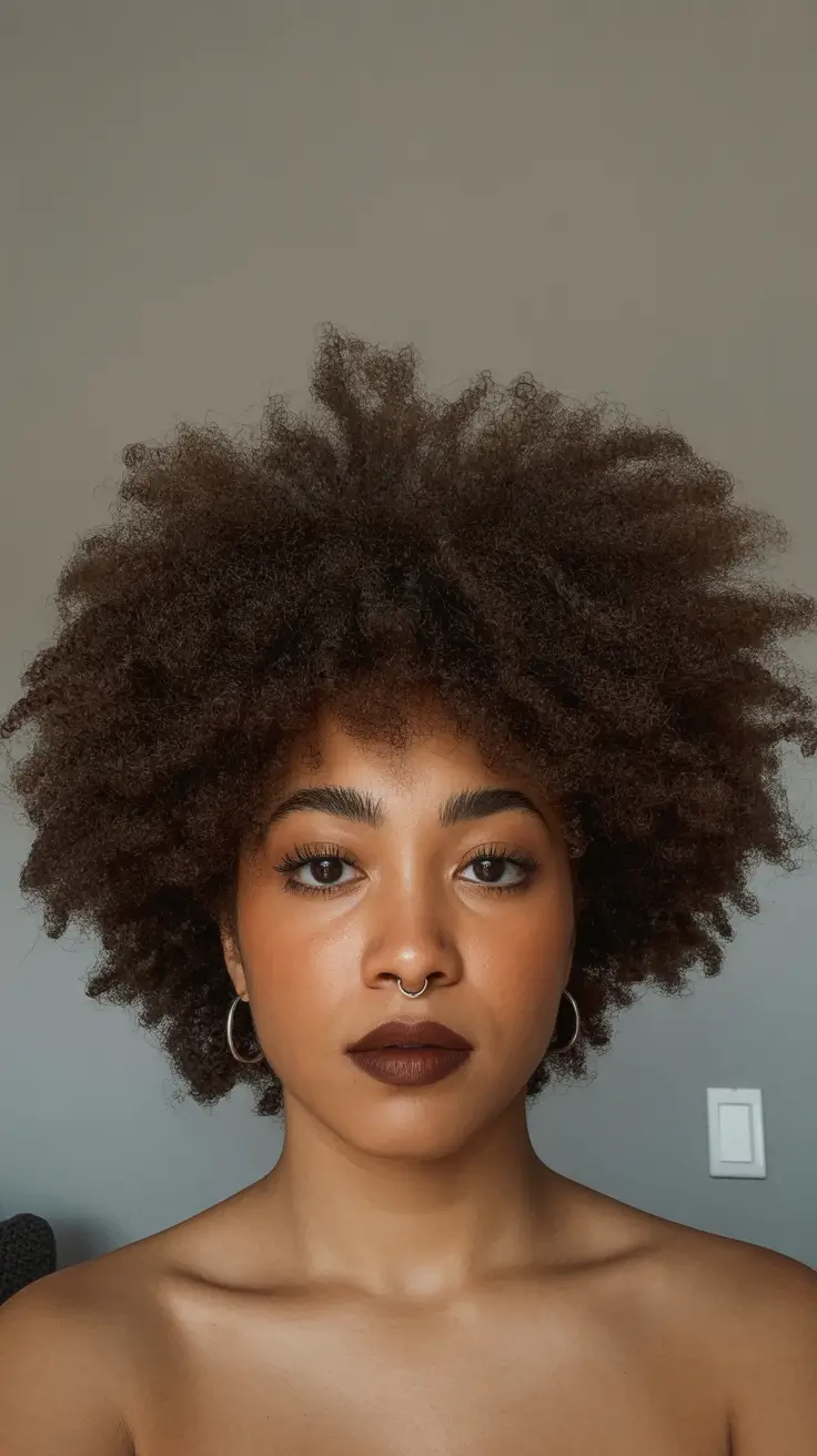 Best hair color for brown skin 2026 Natural Volume Power Afro