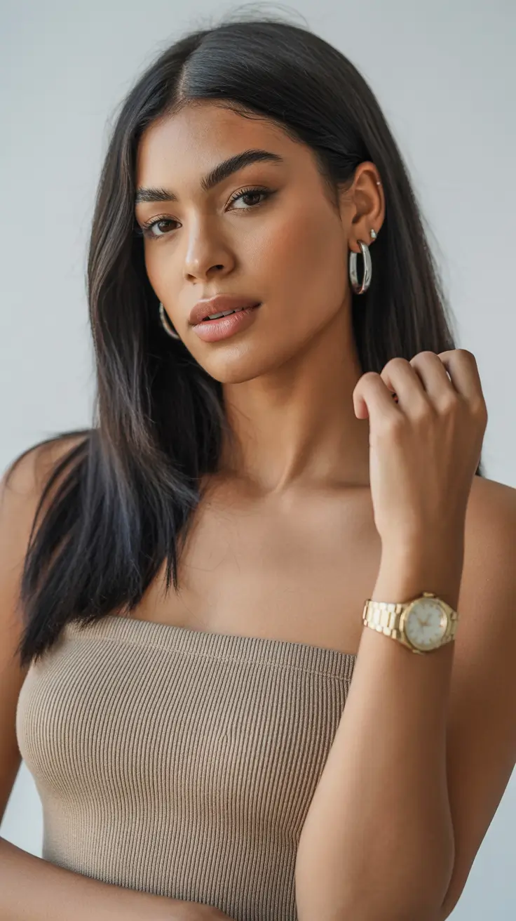 Best hair color for brown skin 2026 Classic Jet Black Revival