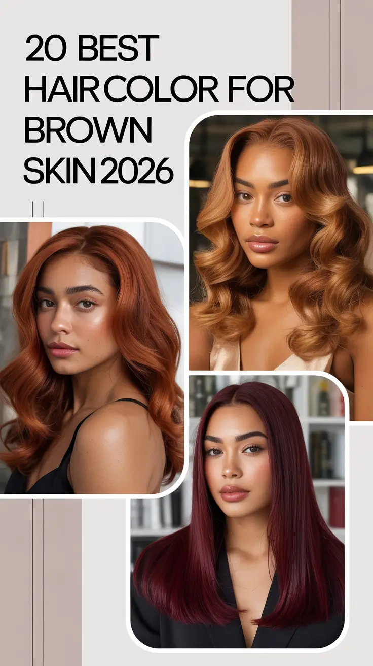 Best Hair Color for Brown Skin 2026: Trendy, Natural, and Perfect Shades for Every Tone