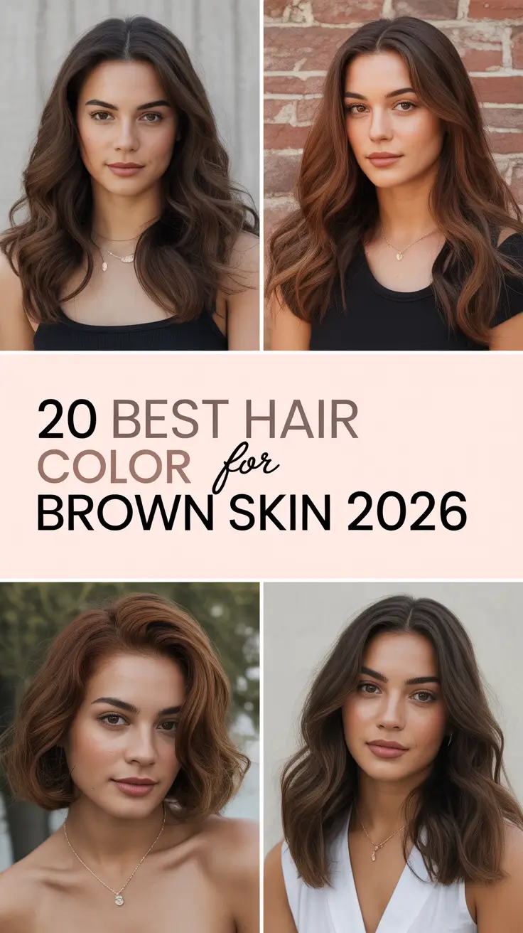 Best Hair Color for Brown Skin 2026: Trendy, Natural, and Perfect Shades for Every Tone