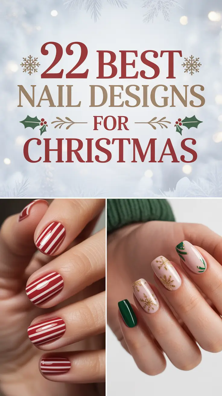 Best Nail Designs for Christmas 2025: Cute, Easy & Sparkling Holiday Ideas