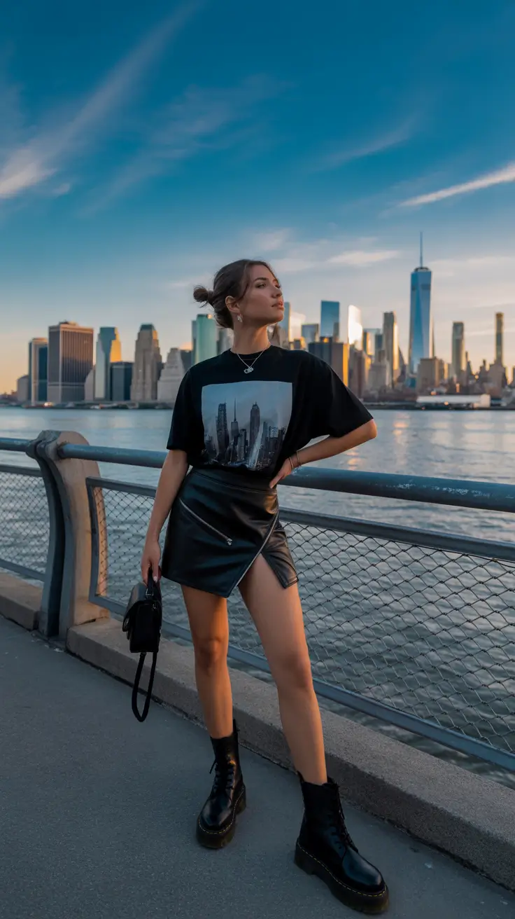 new york outfits summer Edgy Skyline Mood