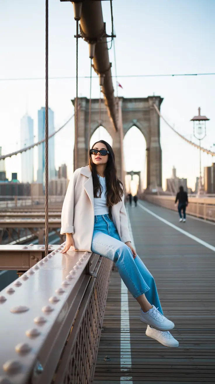 new york outfits fall Bridge to Autumn