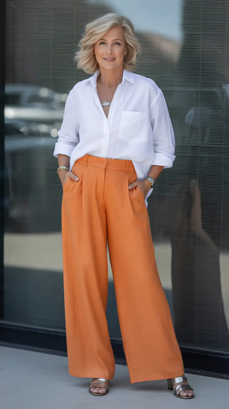 Best outfits for women over 50 in 2026 - Fresh Color Pop for Warm Weather