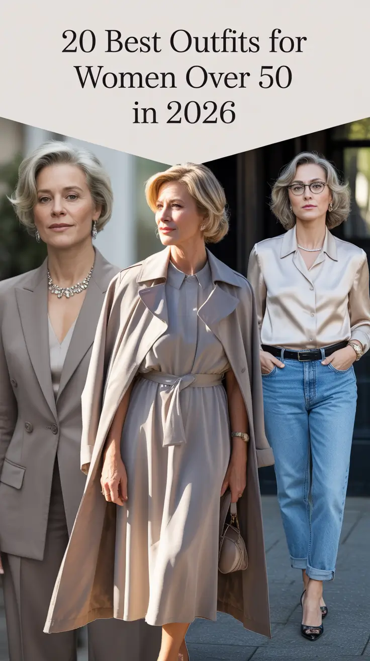 Best Outfits for Women Over 50 in 2026: Classy Casual Style Ideas for Every Season