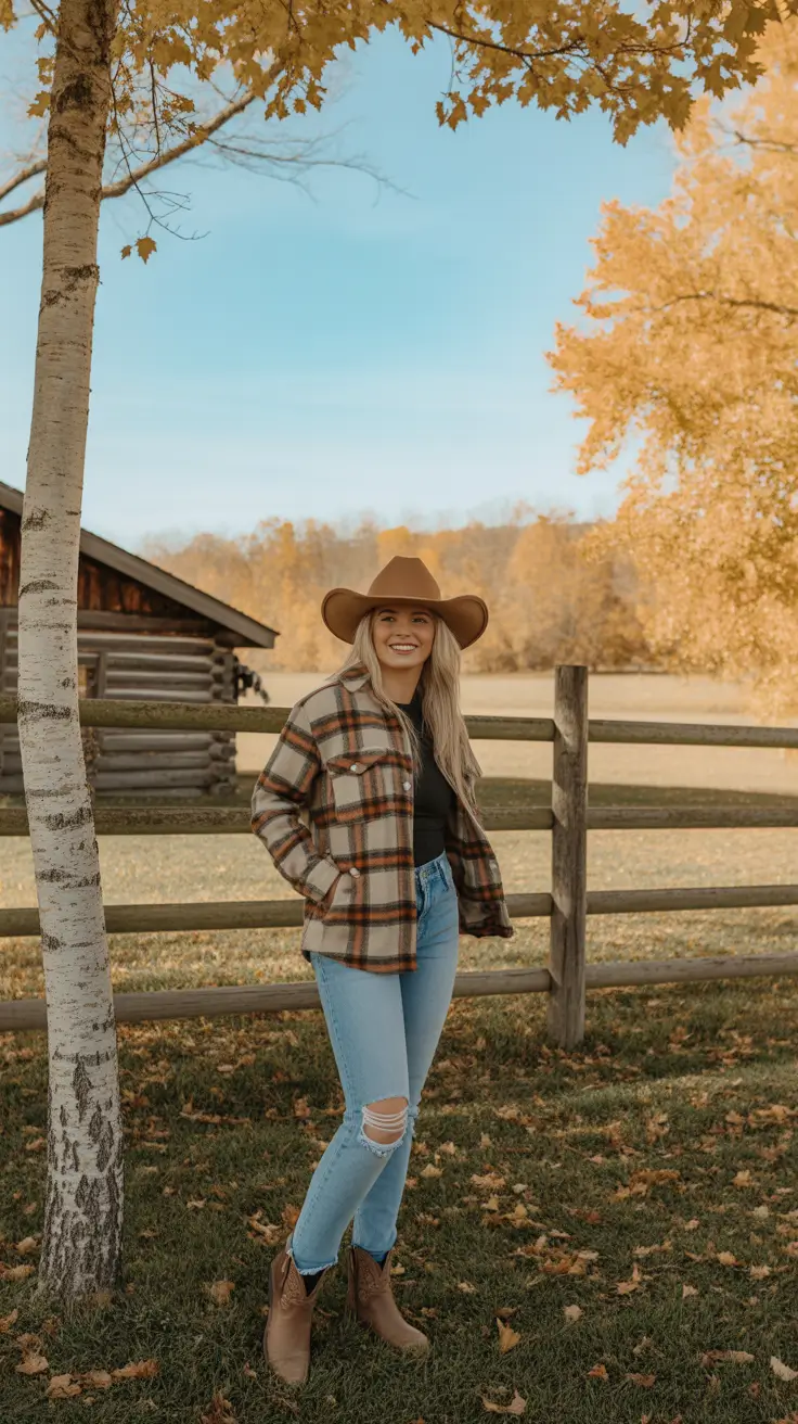 Best rodeo outfits 2026 Cozy Plaid and Country Calm