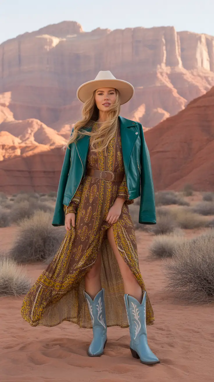 Best rodeo outfits 2026 Boho Rodeo Glam in the Desert