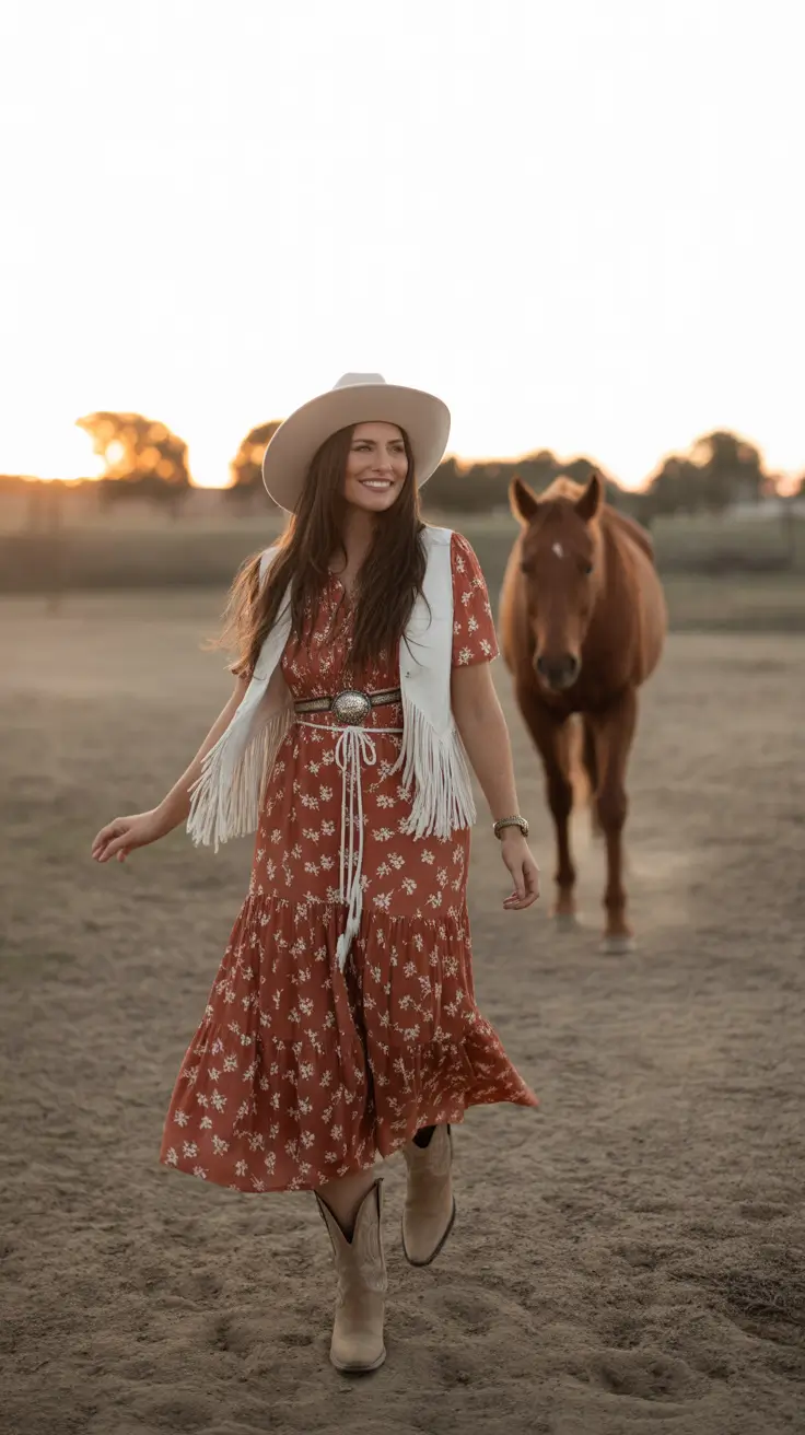 Best rodeo outfits 2026 Sunset Prairie Dream