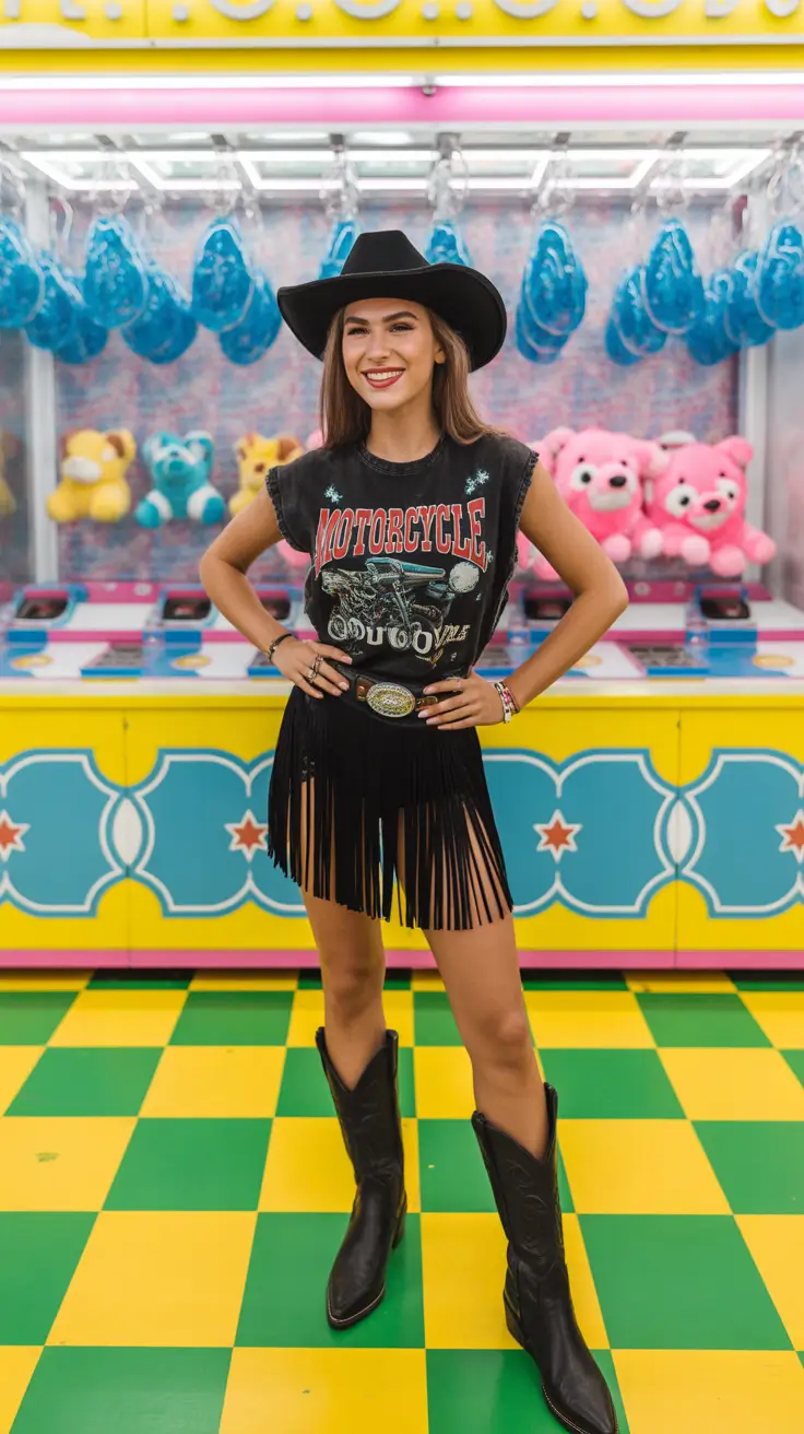 Best rodeo outfits 2026 Fringe, Attitude, and Arcade Lights