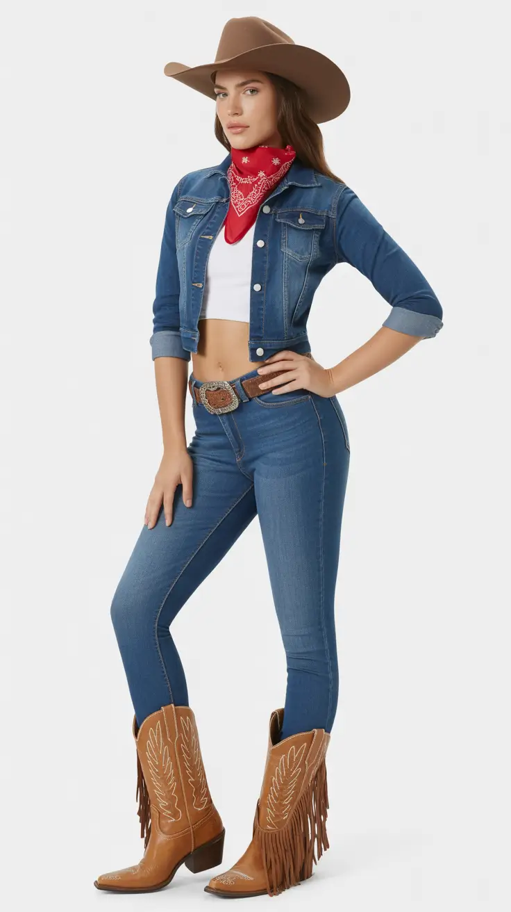 Best rodeo outfits 2026 Double Denim and Cowgirl Cool
