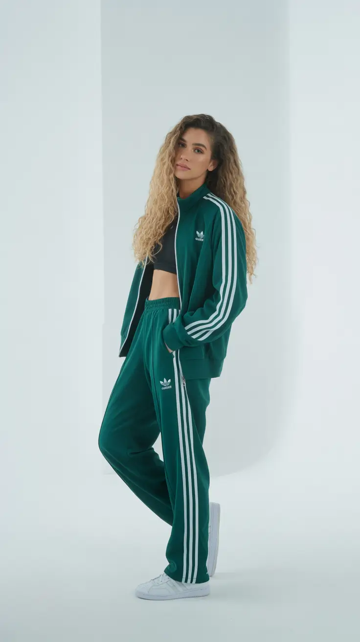 workout outfits women Retro Track Revival