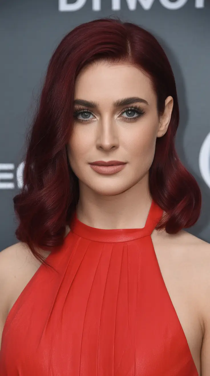 Bold Red Hair Colors 2026 Wine Red Perfection