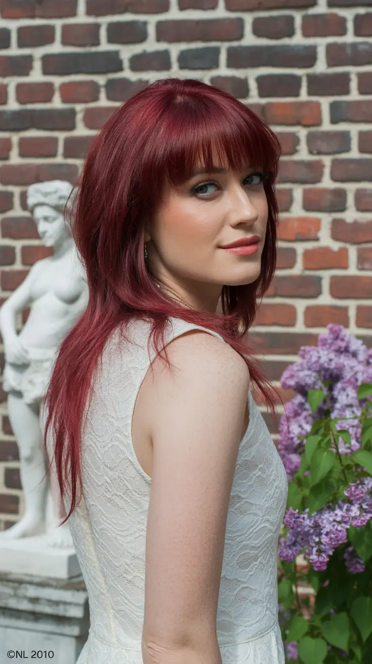 Bold Red Hair Colors 2026 Velvet Mahogany Charm