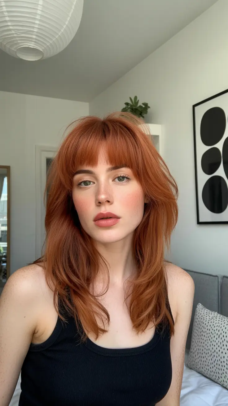 Bold Red Hair Colors 2026 Soft Auburn Layers