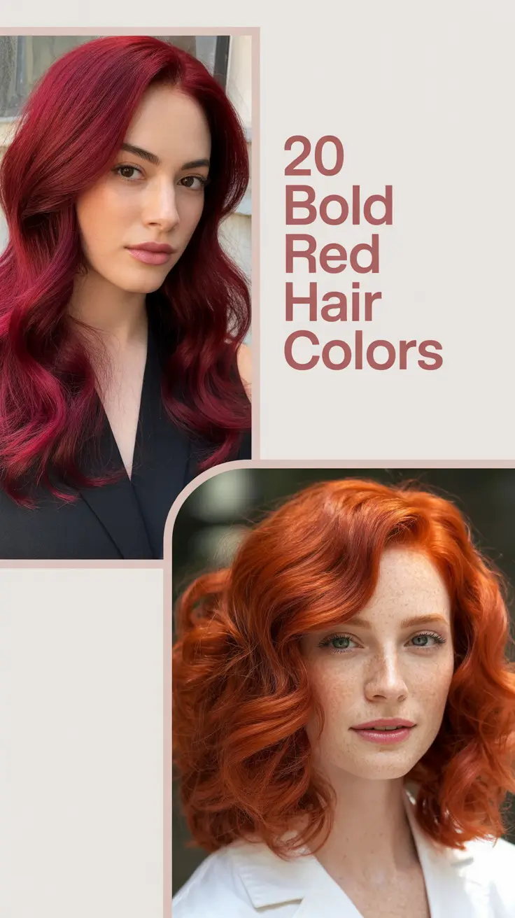 Bold Red Hair Colors 2026: Vibrant, Fiery Shades for Every Skin Tone