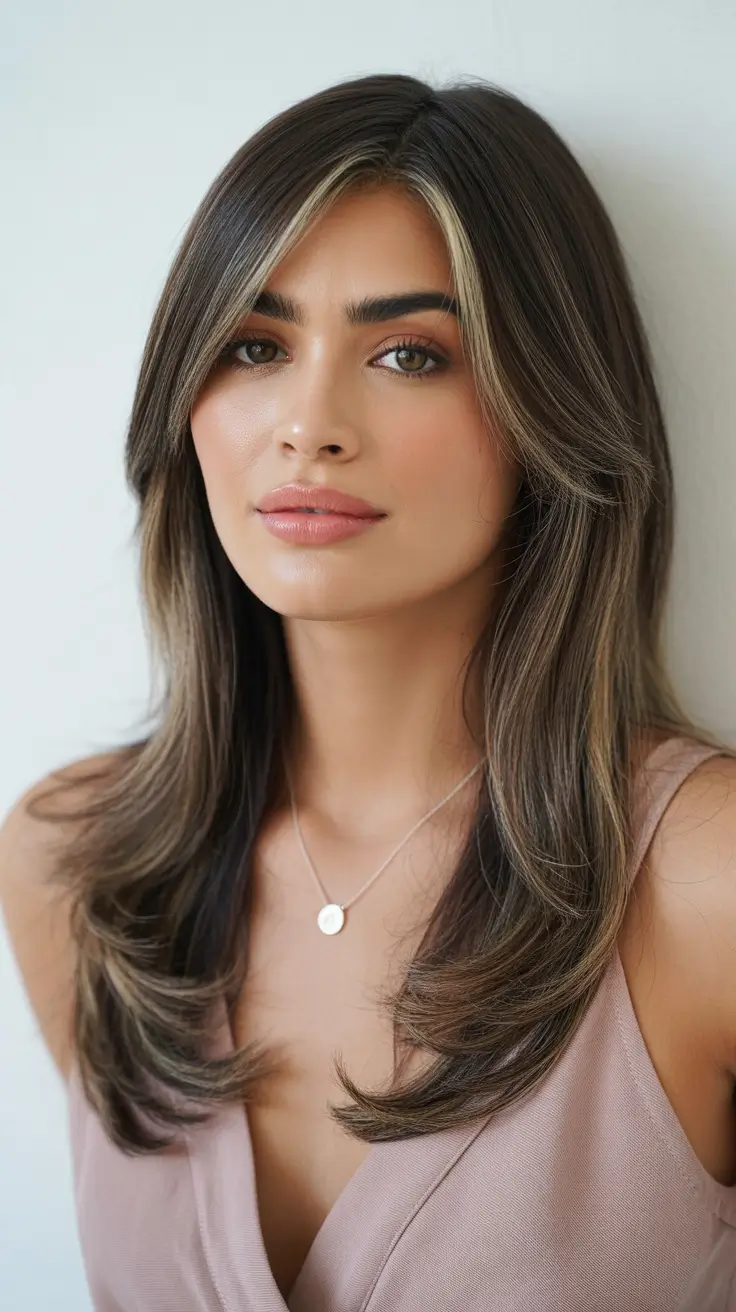 brown hair colors 2026 Mushroom Ash Layers