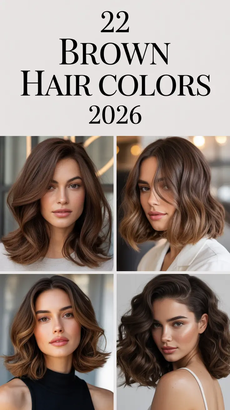 Brown Hair Colors 2026: The Most Stunning Shades to Try This Year