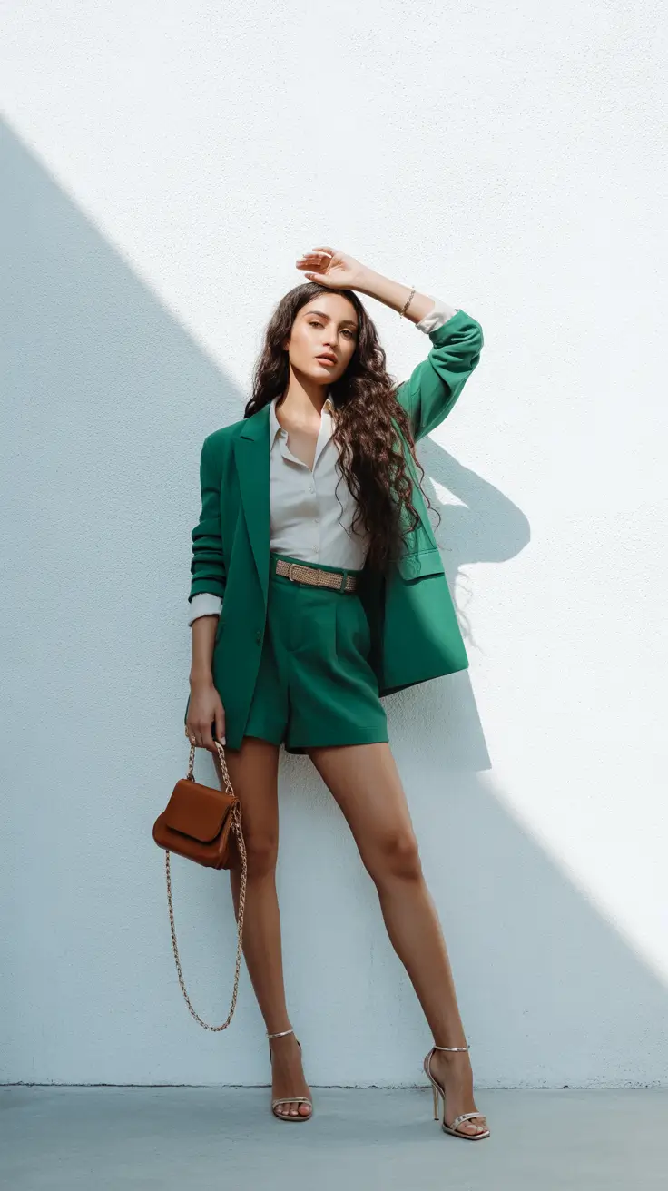 Casual office outfits for work 2026 Emerald Ease